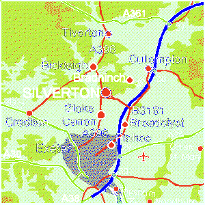 Silverton Area Map
